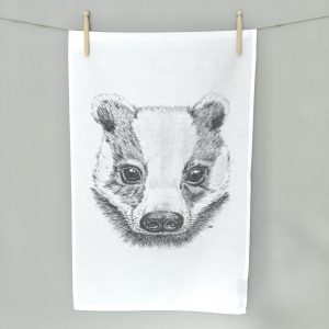 Badger Tea Towel