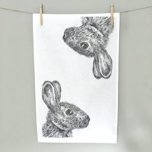 Rabbit Tea Towel