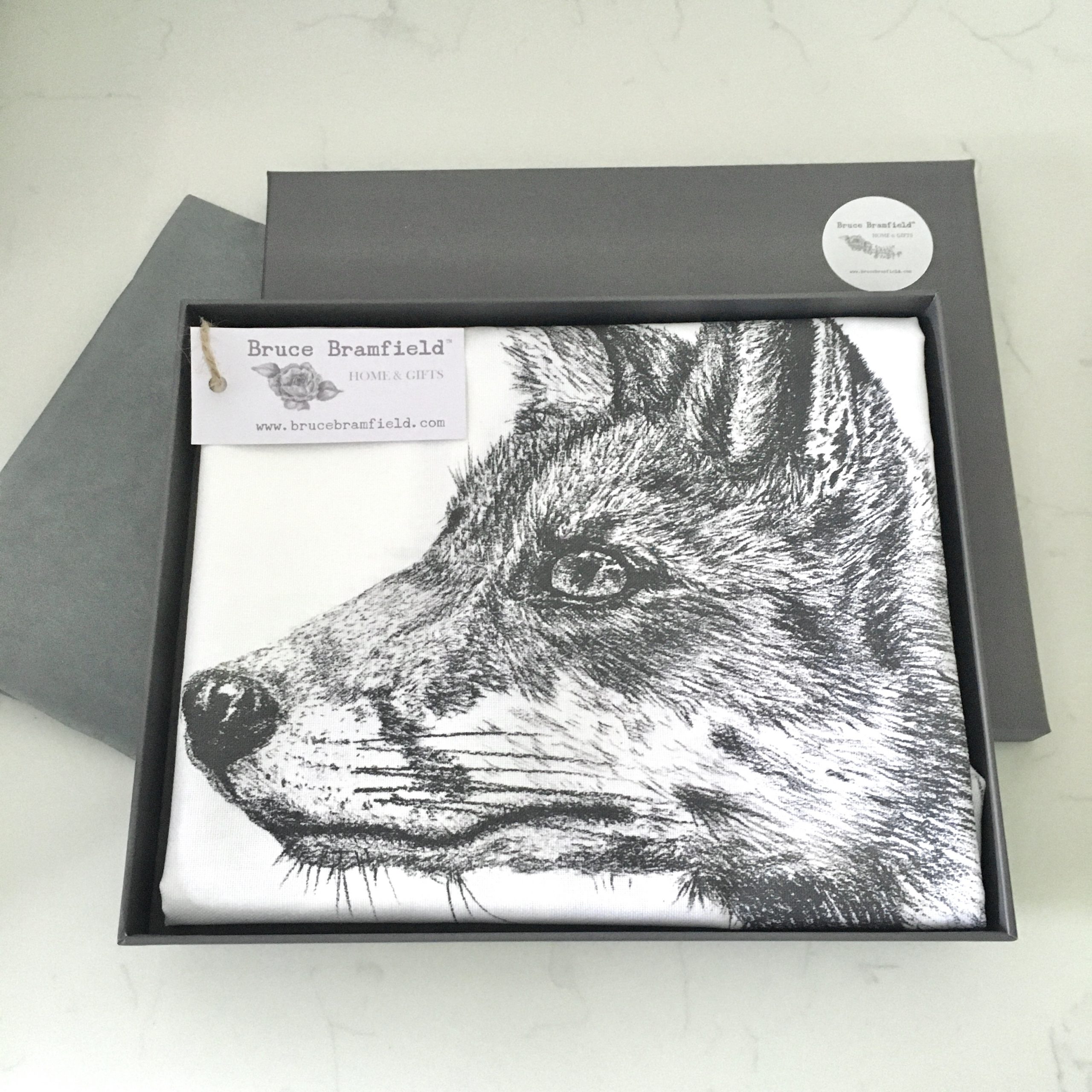 Fox Tea Towel Gift Fox Tea Towel