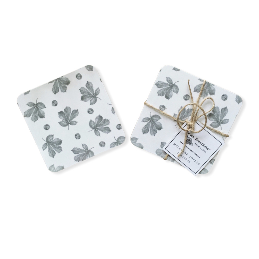 Horse Chestnut Two Coaster Set