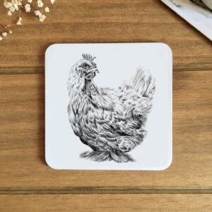 Chicken Melamine Coaster
