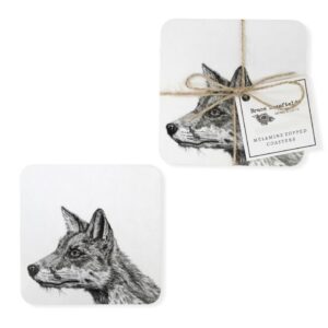 Fox Two Coaster Set
