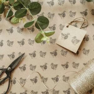 Mallards Luxury Eco Wrapping Paper & Gift Tags Set