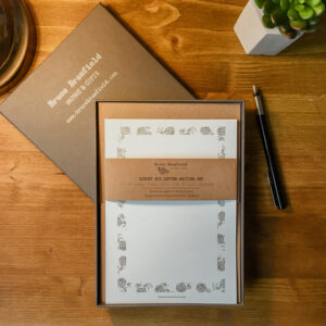 Vintage Peony Luxury Eco Letter Writing Set