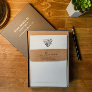 Highland Cow Luxury Eco Letter Writing Set