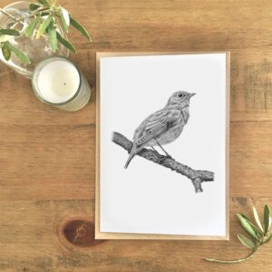 Nightingale Eco Greetings Card